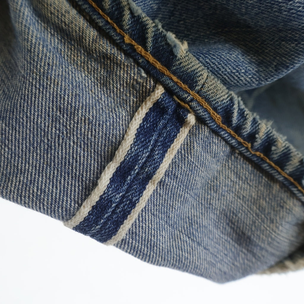 Levi's(リーバイス) 70S VINTAGE 501 66前期 ボタン裏刻印6 スモールe 並行ステッチ ボタンフライ ストレートデニムパンツ インディゴ