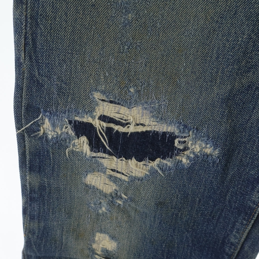 Levi's(リーバイス) 70S VINTAGE 501 66前期 ボタン裏刻印6 スモールe 並行ステッチ ボタンフライ ストレートデニムパンツ インディゴ