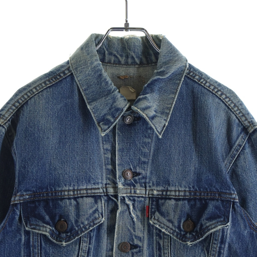 Levi's(リーバイス) 70S VINTAGE 70505 4th ボタン裏刻印52 USA製 ブランクタブ デニムトラッカージャケット インディゴ