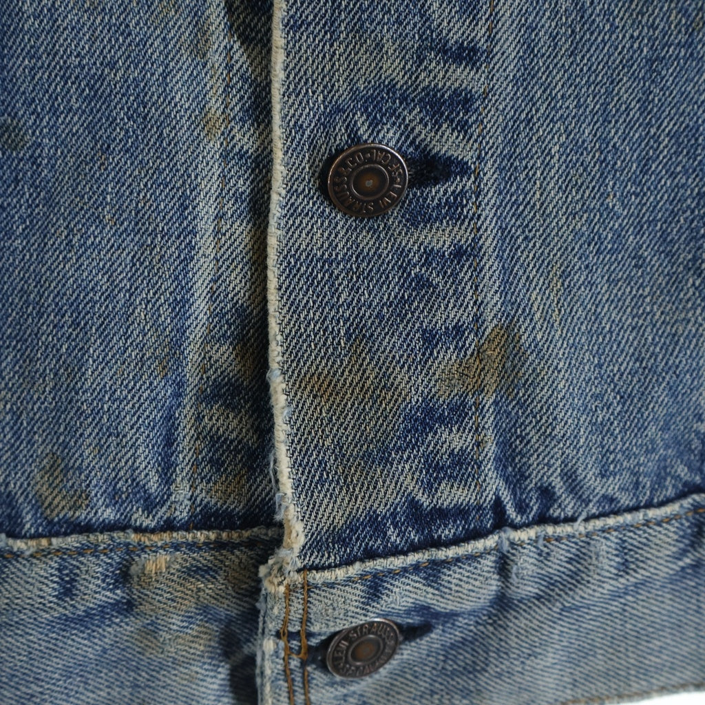 Levi's(リーバイス) 70S VINTAGE 70505 4th ボタン裏刻印52 USA製 ブランクタブ デニムトラッカージャケット インディゴ