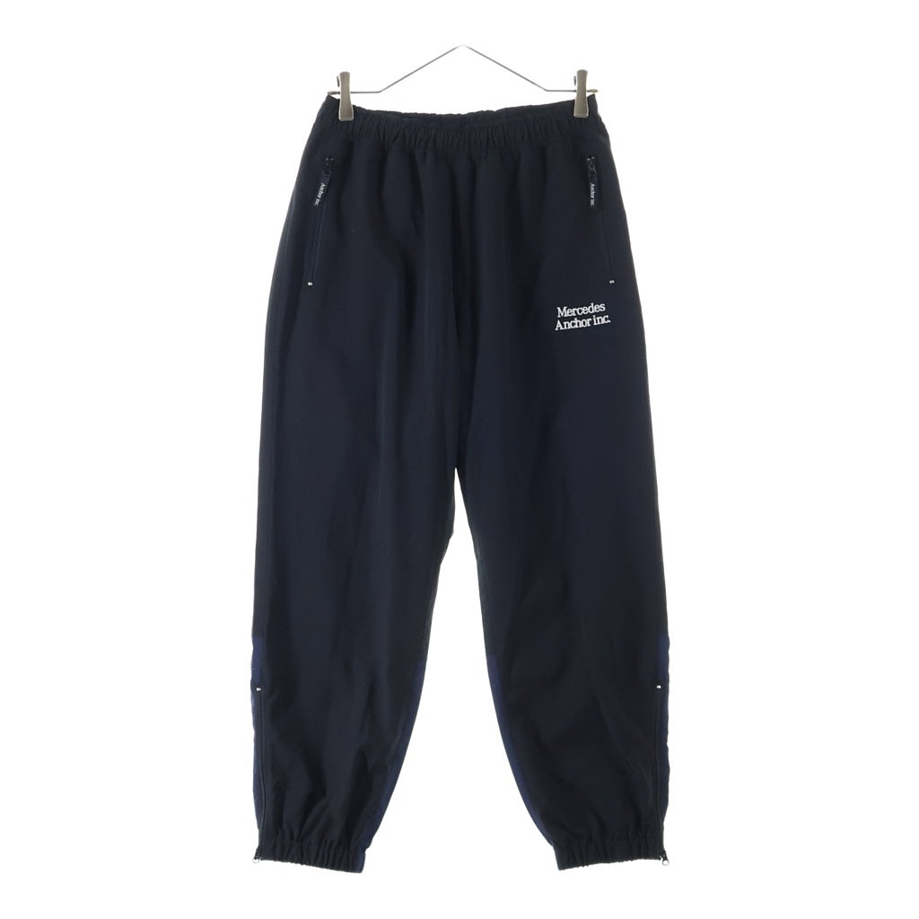 Mercedes Anchor Inc.(メルセデスアンカーインク) 2 Tone Track Pants 2トーン ナイロン トラックパンツ ブラック/ネイビー
