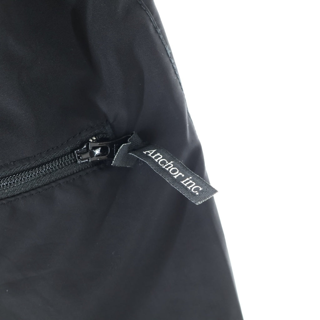 Mercedes Anchor Inc.(メルセデスアンカーインク) 2 Tone Track Pants 2トーン ナイロン トラックパンツ ブラック/ネイビー