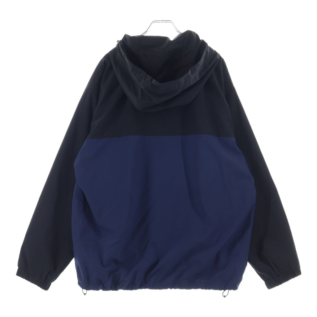 Mercedes Anchor Inc.(メルセデスアンカーインク) 2 Tone Hooded Track Jakcet 2トーン フーデッドトラックジャケット ブラック/ネイビー