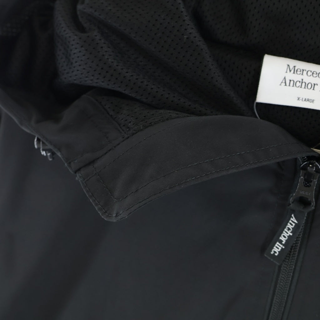 Mercedes Anchor Inc.(メルセデスアンカーインク) 2 Tone Hooded Track Jakcet 2トーン フーデッドトラックジャケット ブラック/ネイビー
