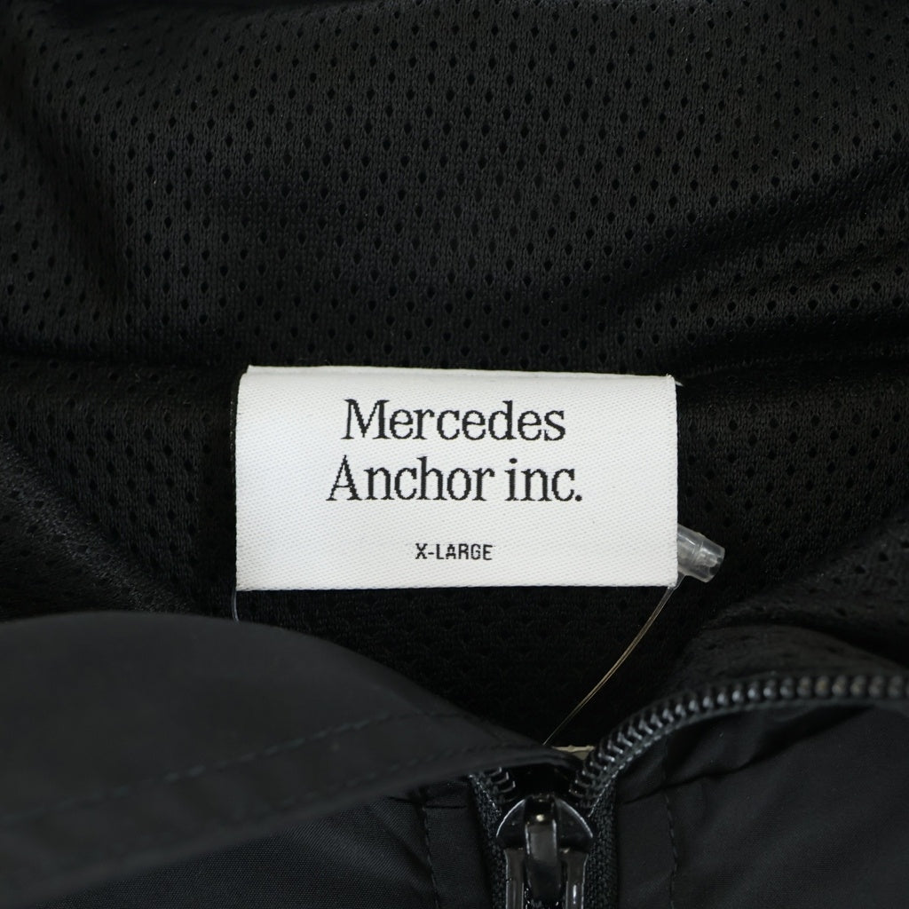 Mercedes Anchor Inc.(メルセデスアンカーインク) 2 Tone Hooded Track Jakcet 2トーン フーデッドトラックジャケット ブラック/ネイビー