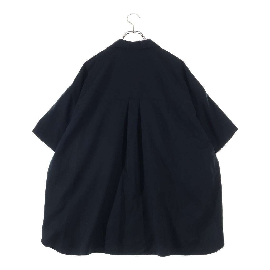 FreshService(フレッシュサービス) COOLFIBER OPEN COLLAR S/S SHIRT クールファイバー オープンカラー半袖シャツ ブラック FSC242-50034