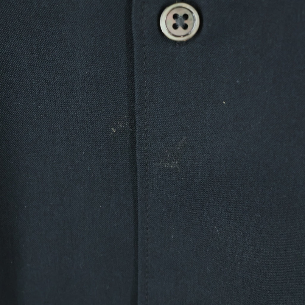 FreshService(フレッシュサービス) COOLFIBER OPEN COLLAR S/S SHIRT クールファイバー オープンカラー半袖シャツ ブラック FSC242-50034