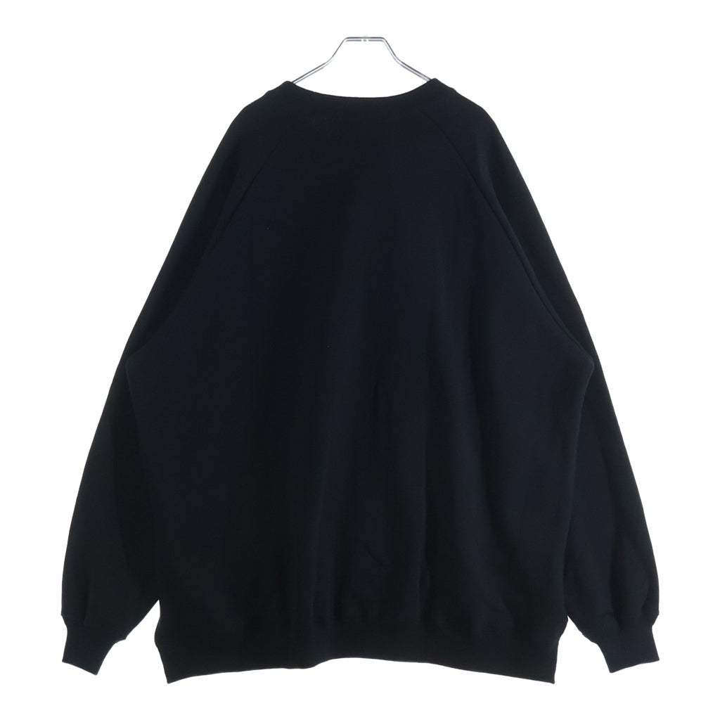 CDG(シーディージー) 25AW AD2025 ×G-DRAGON UBERMENSCH OVERSIZED CREWNECK SWEATSHIRT Gドラゴン ウーバーメンシュ 胸ロゴ スリット加工 スウェットトレーナー SP-T002