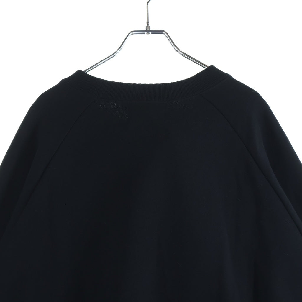 CDG(シーディージー) 25AW AD2025 ×G-DRAGON UBERMENSCH OVERSIZED CREWNECK SWEATSHIRT Gドラゴン ウーバーメンシュ 胸ロゴ スリット加工 スウェットトレーナー SP-T002