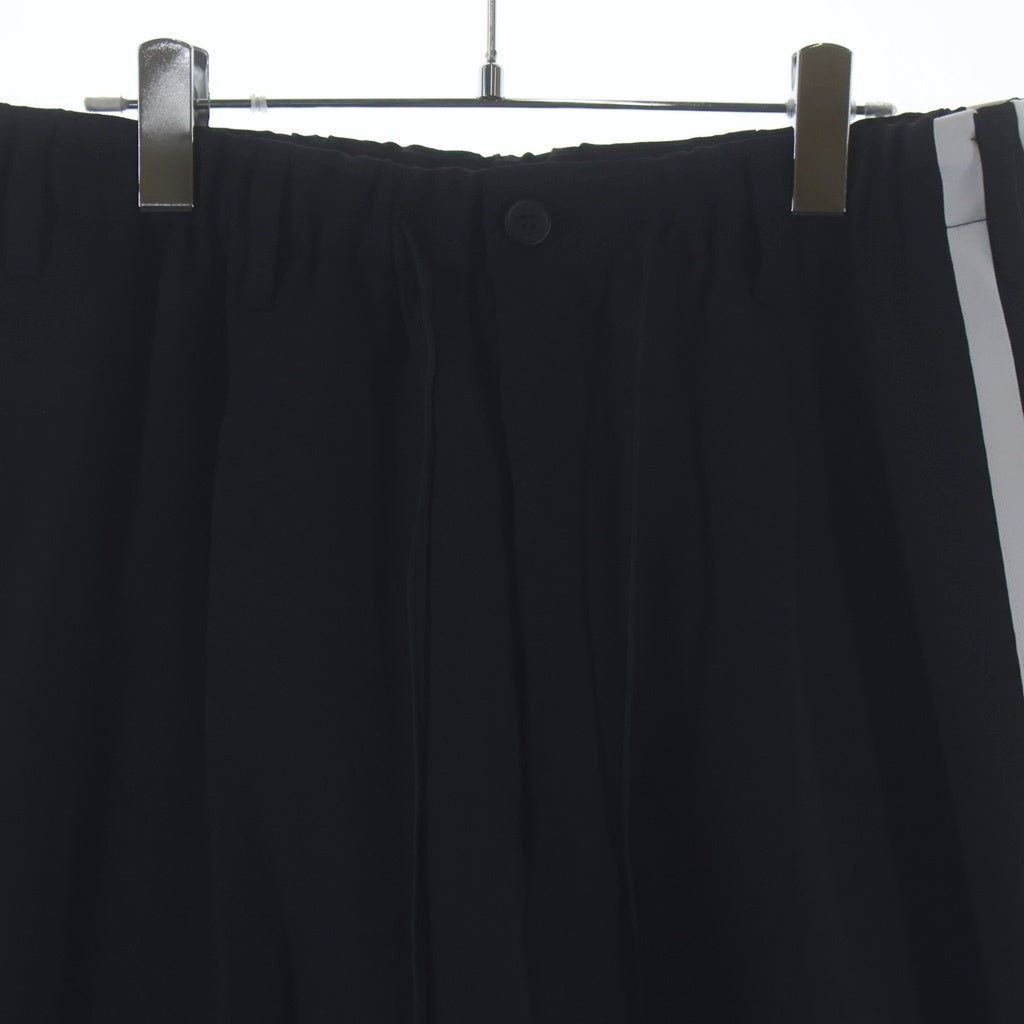 Y-3(ワイスリー) M CH1 ELEGANT 3 STRIPE PANTS エレガント サイド3ストライプ ワイドスラックスパンツ ブラック HG6082