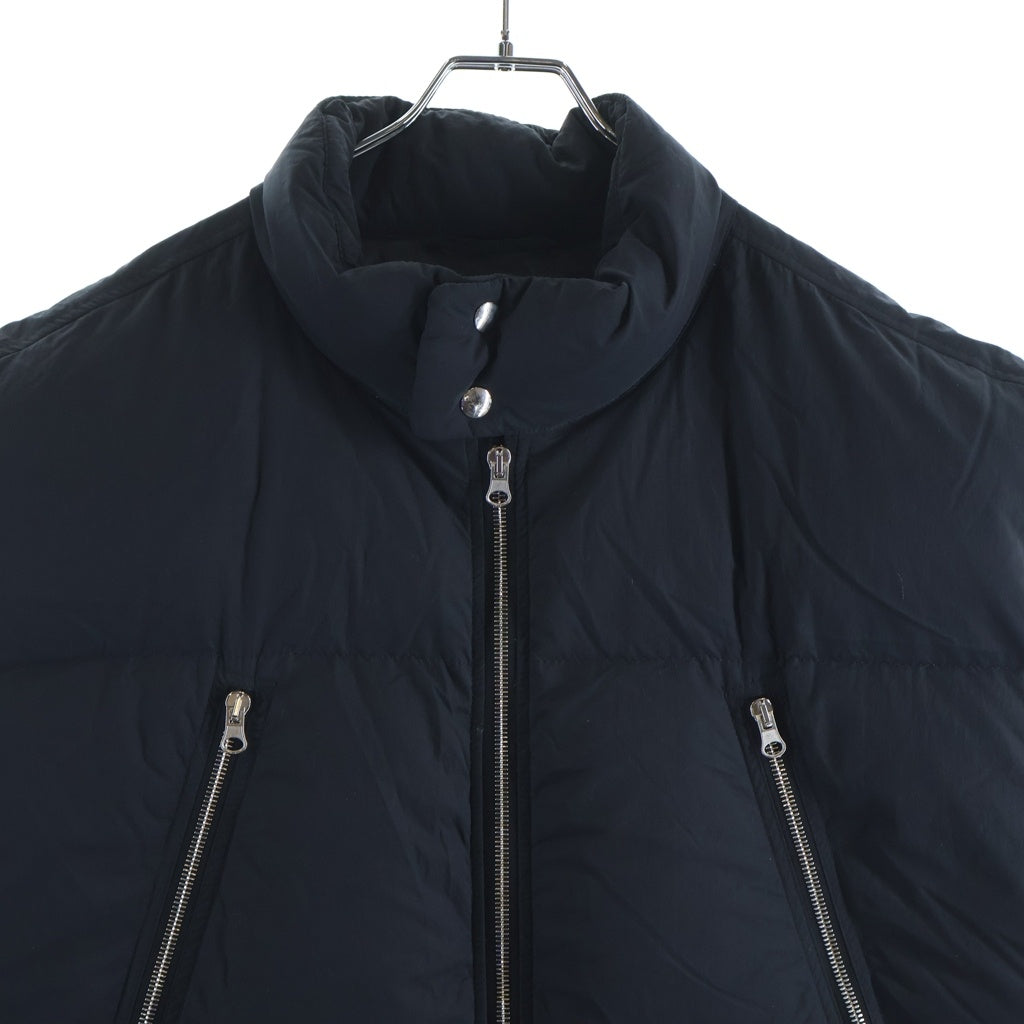 MM6 Maison Margiela(エムエムシックスメゾンマルジェラ) 八の字 ジップアップキルティング ダウンベスト ブラック S52FB0075 S76536
