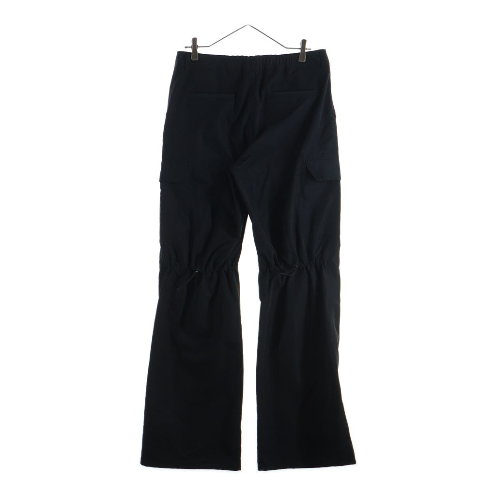 OUR LEGACY(アワーレガシー) ALLOY TROUSER ワイドシルエット ナイロンカーゴパンツ トラウザーズ ブラック W2234ABG
