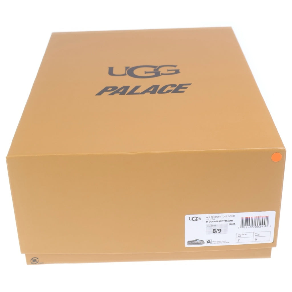 UGG(アグ) 24AW ×PALACE TASMAN SLIPPER BLACK CAMO パレス ブラックカモ 刺繍デザイン タスマンスリッパ ミュール ブラック/パープル 1172070-BKCA