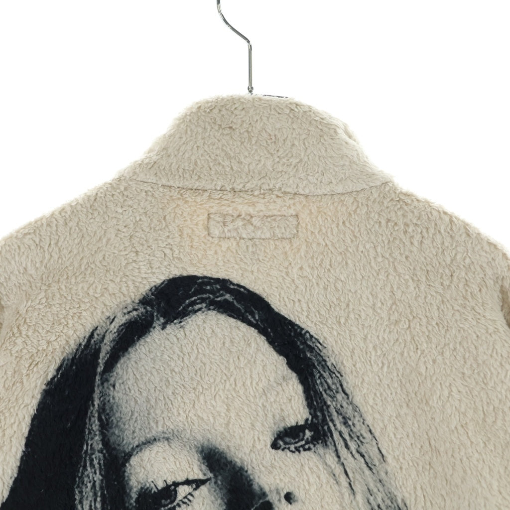 SUPREME(シュプリーム) 24AW Kate Moss Fleece Jacket ケイトモス ジップアップフリースジャケット ホワイト
