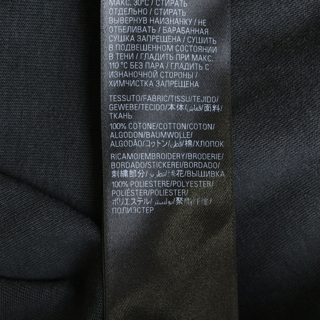 BALENCIAGA(バレンシアガ) Medium Fit Logo Tee ミディアムフィット ロゴ刺繍 クルーネック 半袖Tシャツ カットソー ブラック 612966 TLVB9