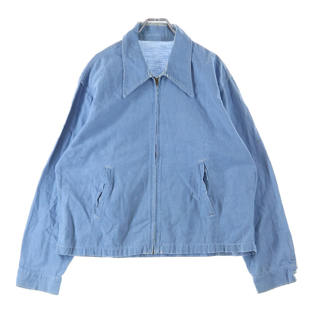 VINTAGE(ヴィンテージ) 50-60S VINTAGE COTTON DENIM JACKET ヴィンテージ CONMARジッパー コットンデニム ジップアップジャケット スウィングトップ ブルゾン インディゴ