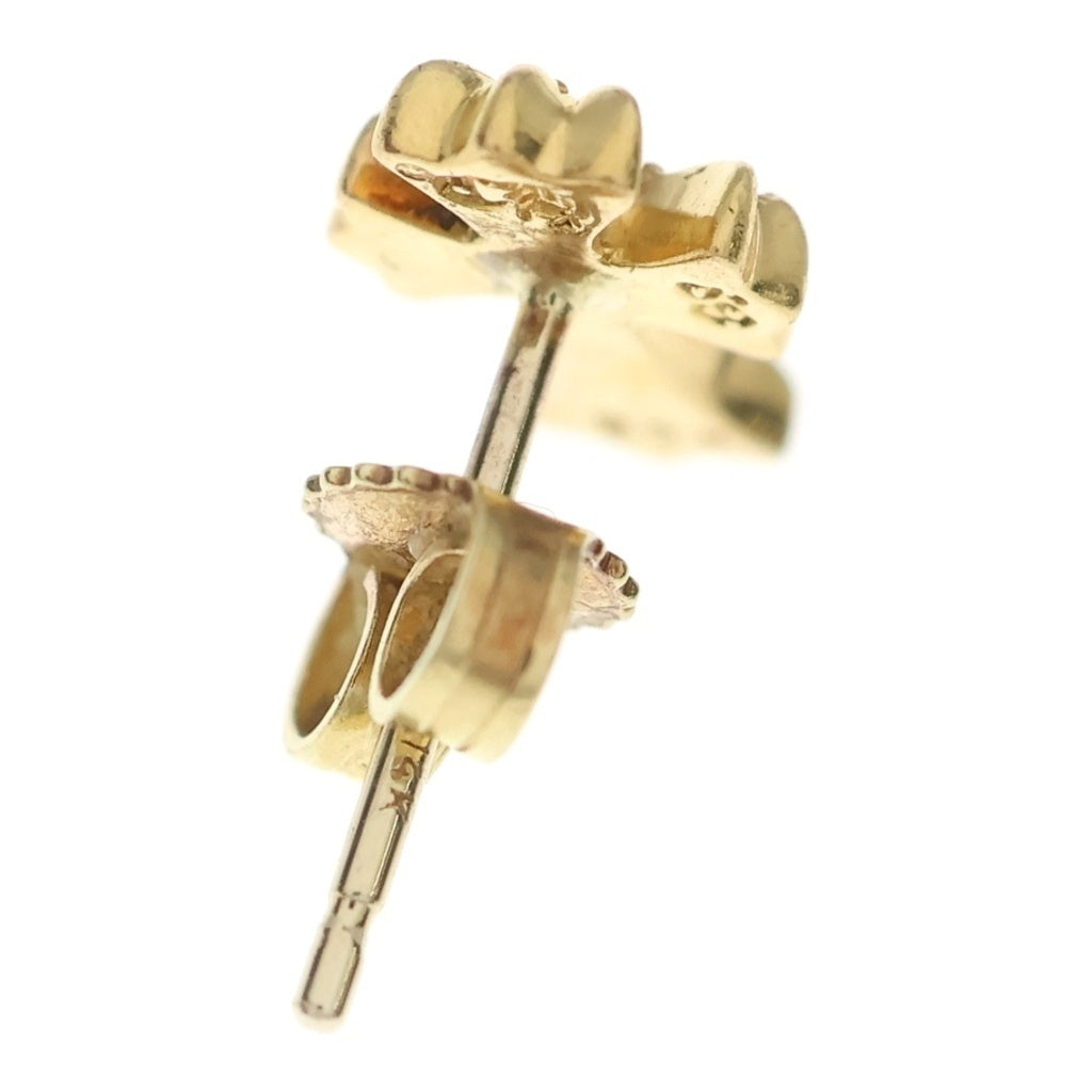 CHROME HEARTS(クロムハーツ) 22K CH CRS 2 FAT P/DIA CHクロスファット スタッドピアス PAVEダイヤ ゴールド BCA019