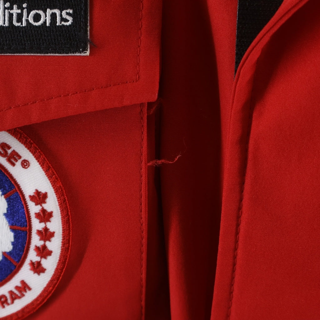 CANADA GOOSE(カナダグース) SNOW MANTRA PARKA スノーマントラ ファー付き フーデッドダウンジャケット レッド 9501M
