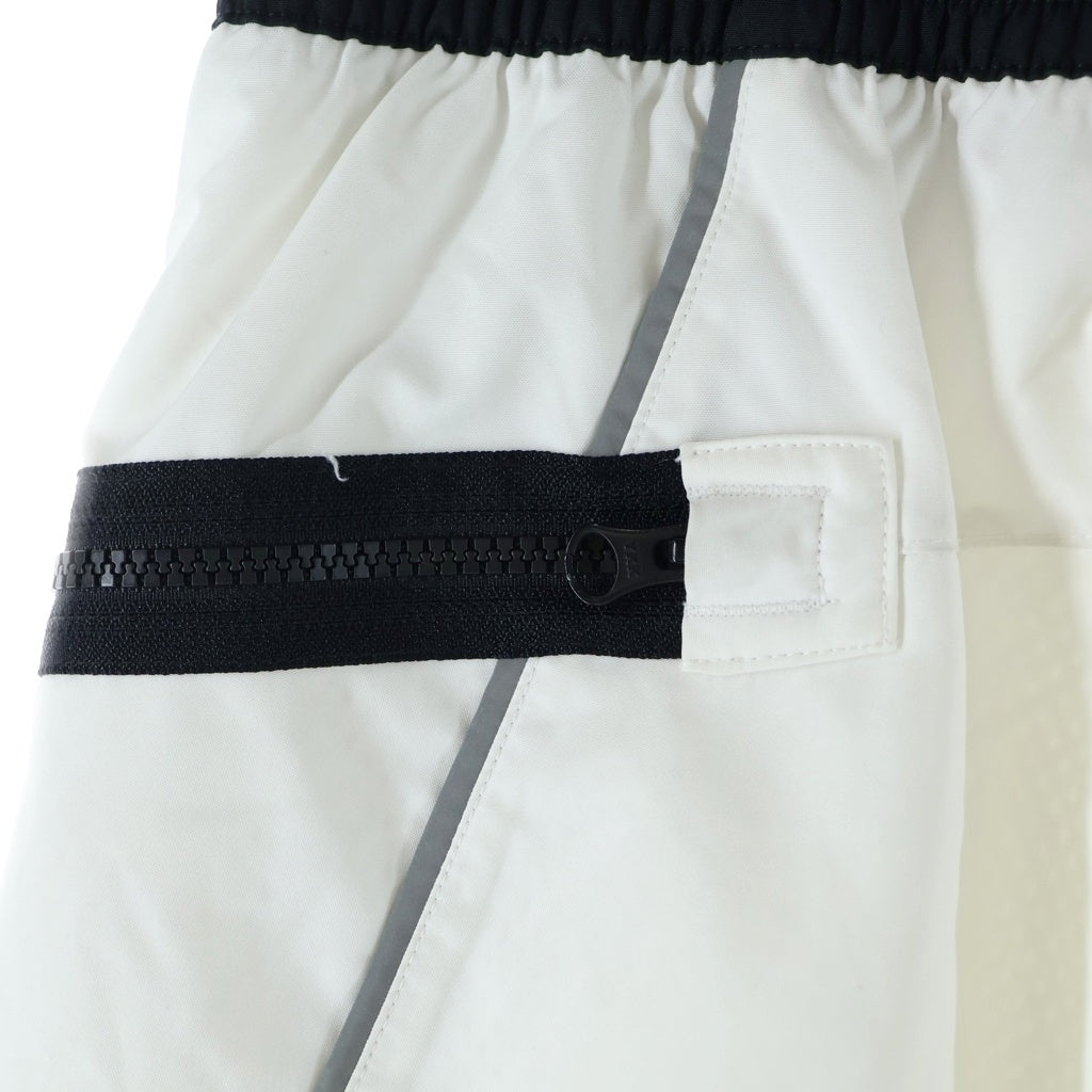 NIKE(ナイキ) 21AW ×ACRONYM WOVEN PANTS アクロニウム ウーブン ナイロントラックパンツ ホワイト/ブラック CZ4672-100