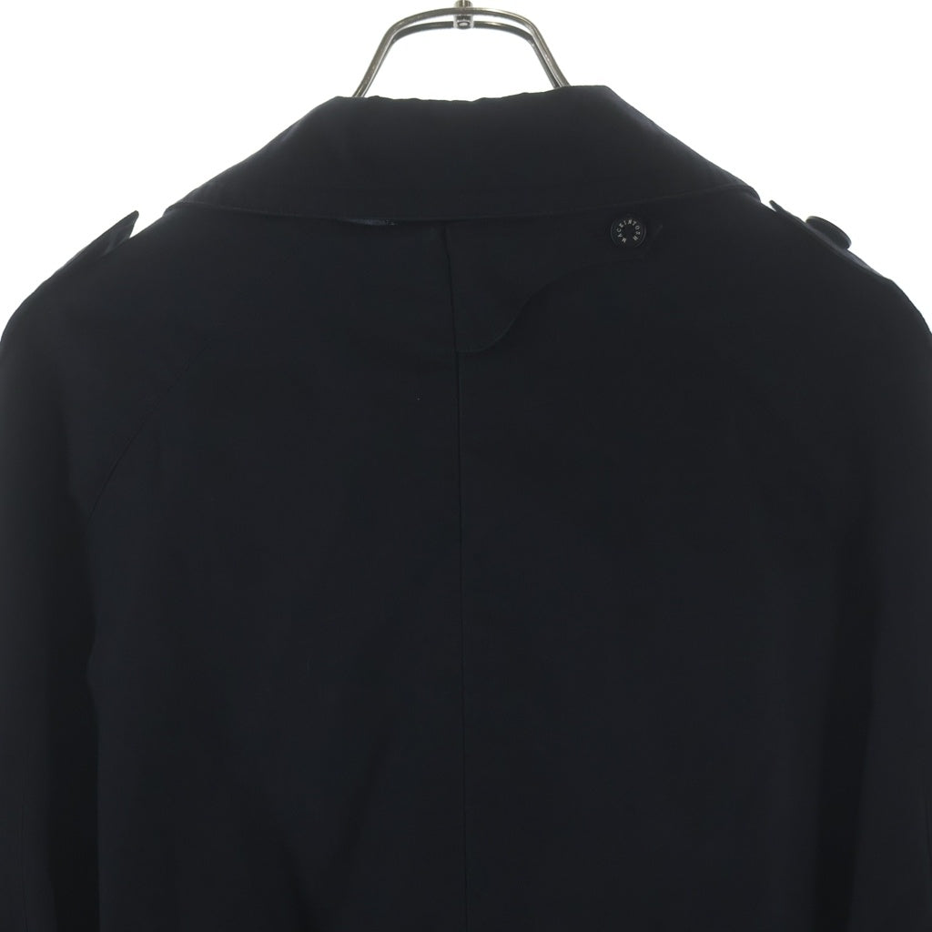 MACKINTOSH(マッキントッシュ) ×VETEMENTS ヴェトモン コットンロングトレンチコート ブラック WSS18JA10