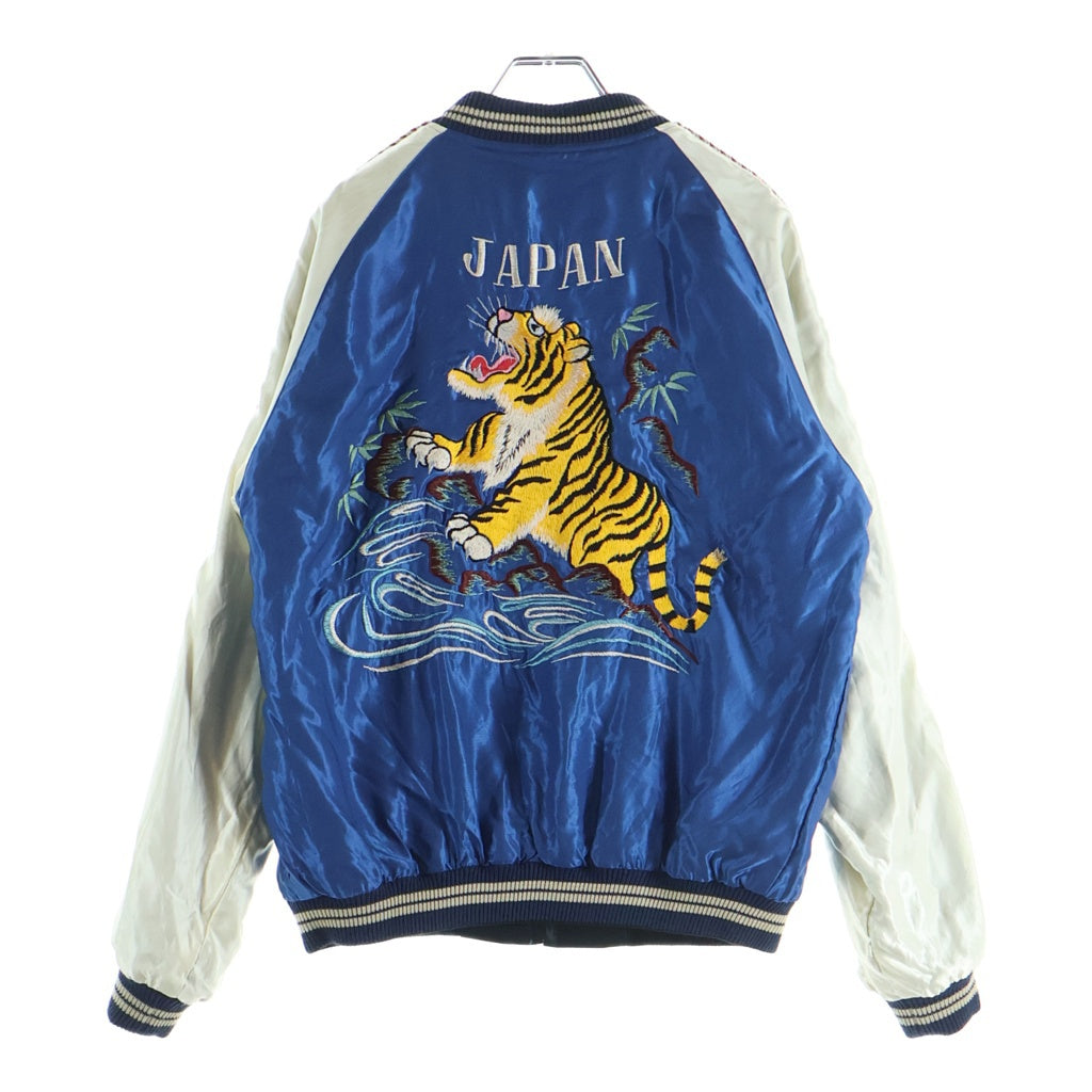 TAILOR TOYO(テーラー東洋) STYLE ACETATE SOUVENIR JACKET ロゴエンブロイダリー リバーシブルスーベニアジャケット スカジャン ブラック/ブルー TT15282-125