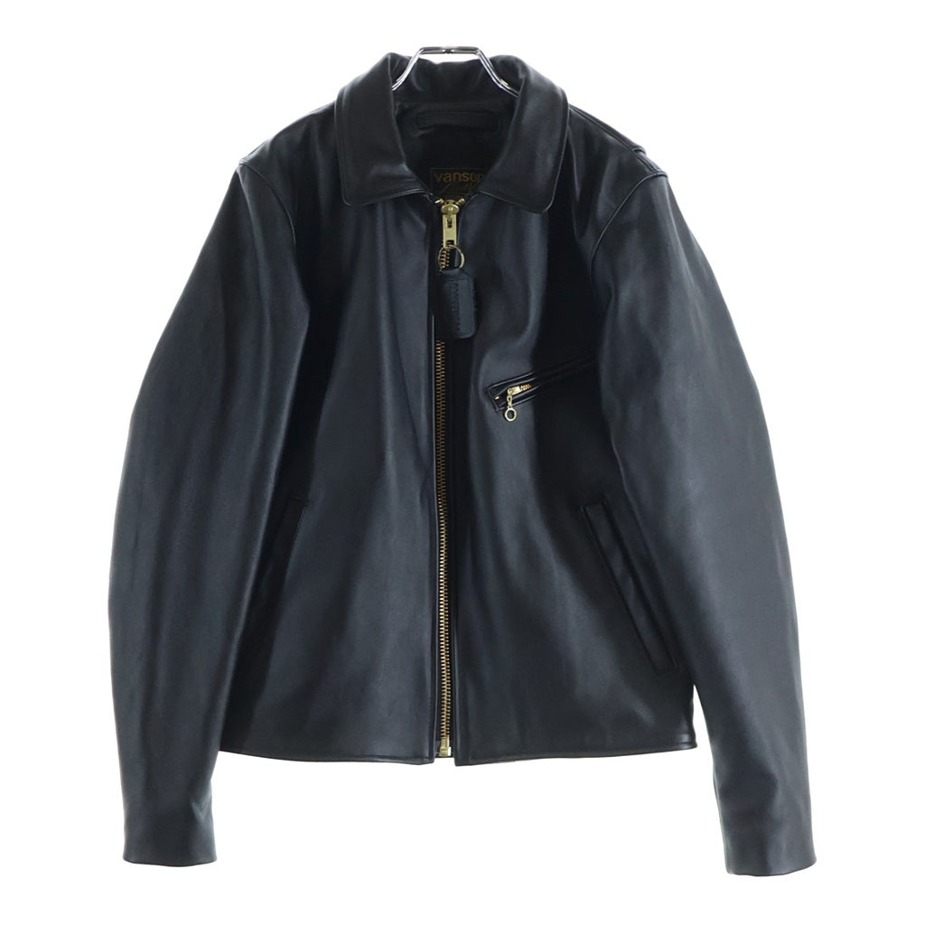 VANSON(バンソン) ENFIELD SINGLE RIDERS JACKET エンフィールド シングルライダースジャケット ブラック