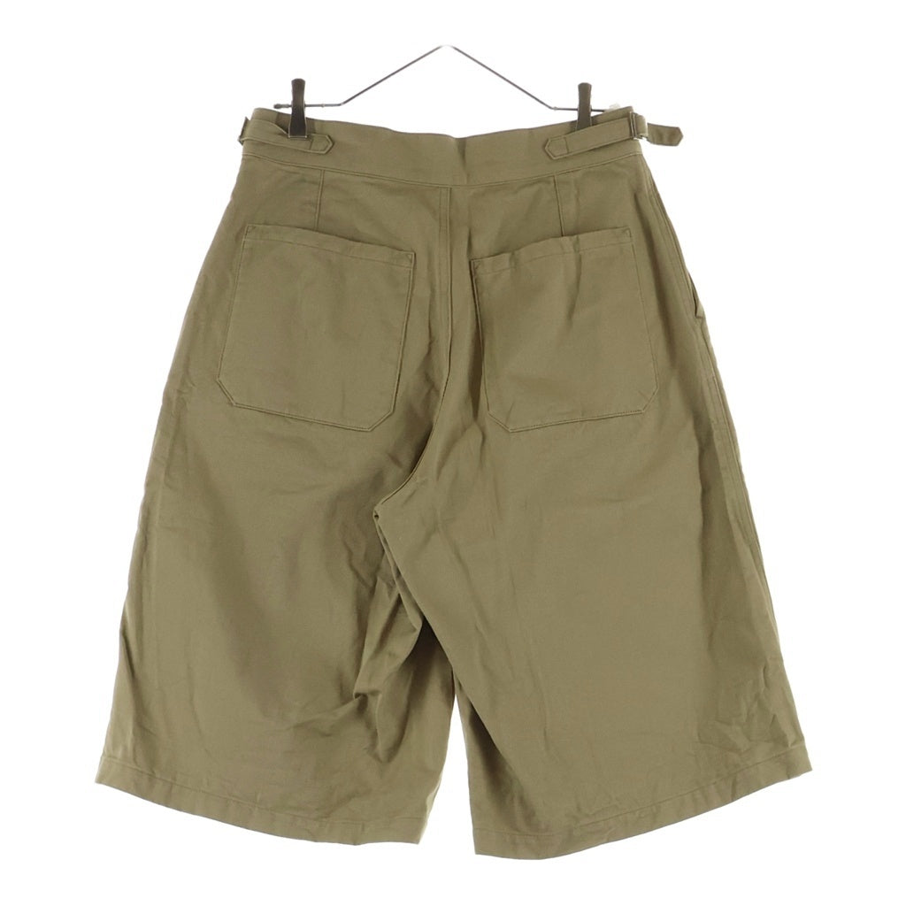 HYKE(ハイク) COTTON GURKHA SHORTS アジャスター付き コットングルカショーツ ハーフパンツ ベージュ 13392