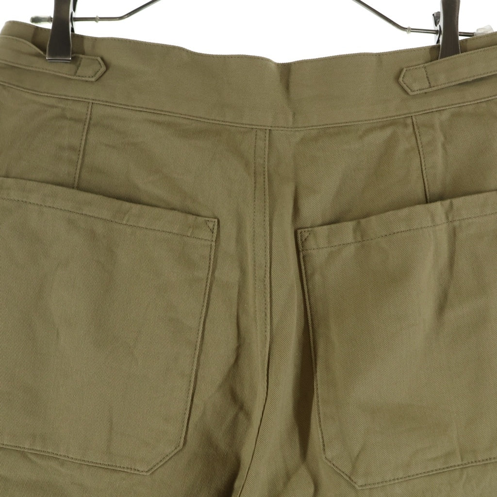HYKE(ハイク) COTTON GURKHA SHORTS アジャスター付き コットングルカショーツ ハーフパンツ ベージュ 13392
