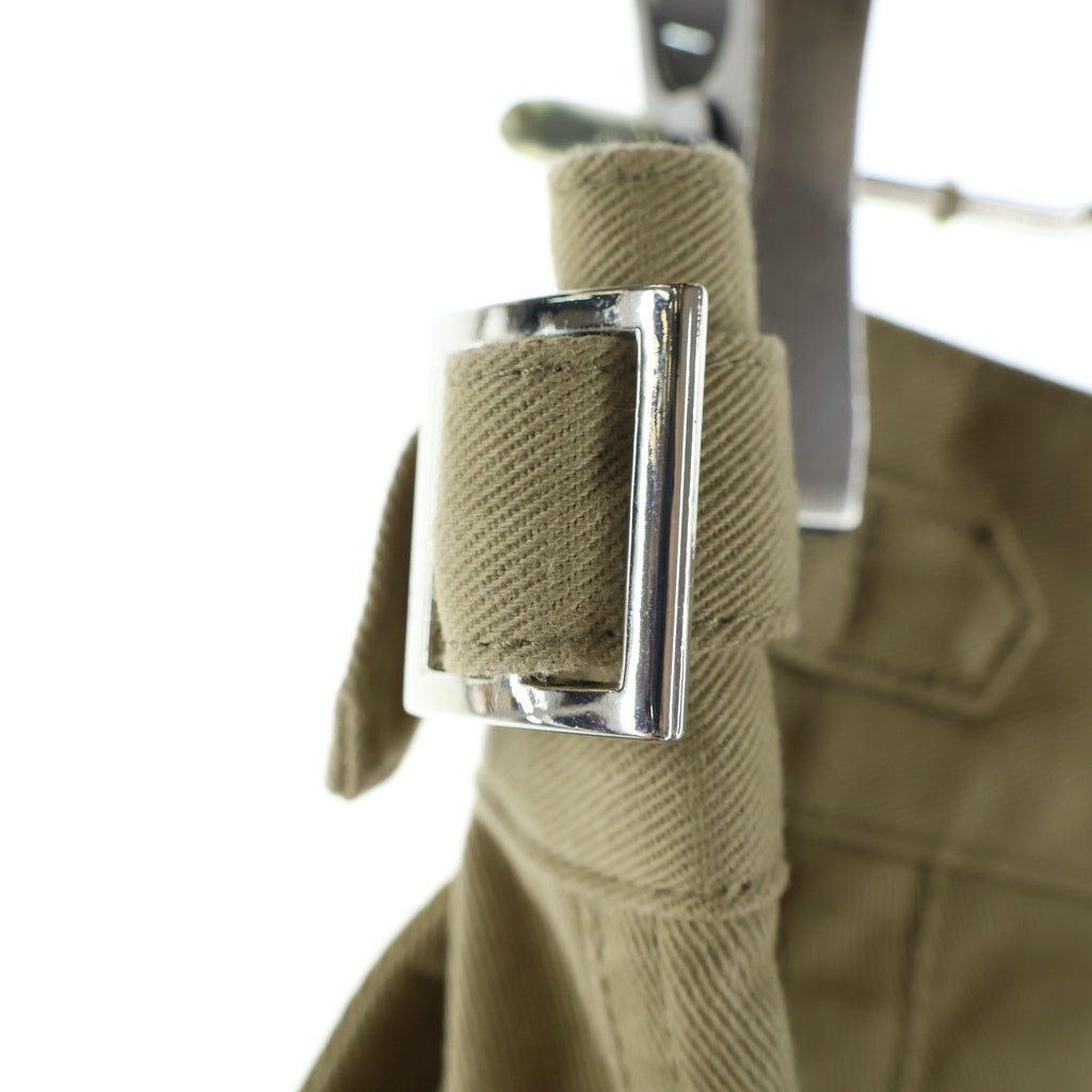 HYKE(ハイク) COTTON GURKHA SHORTS アジャスター付き コットングルカショーツ ハーフパンツ ベージュ 13392