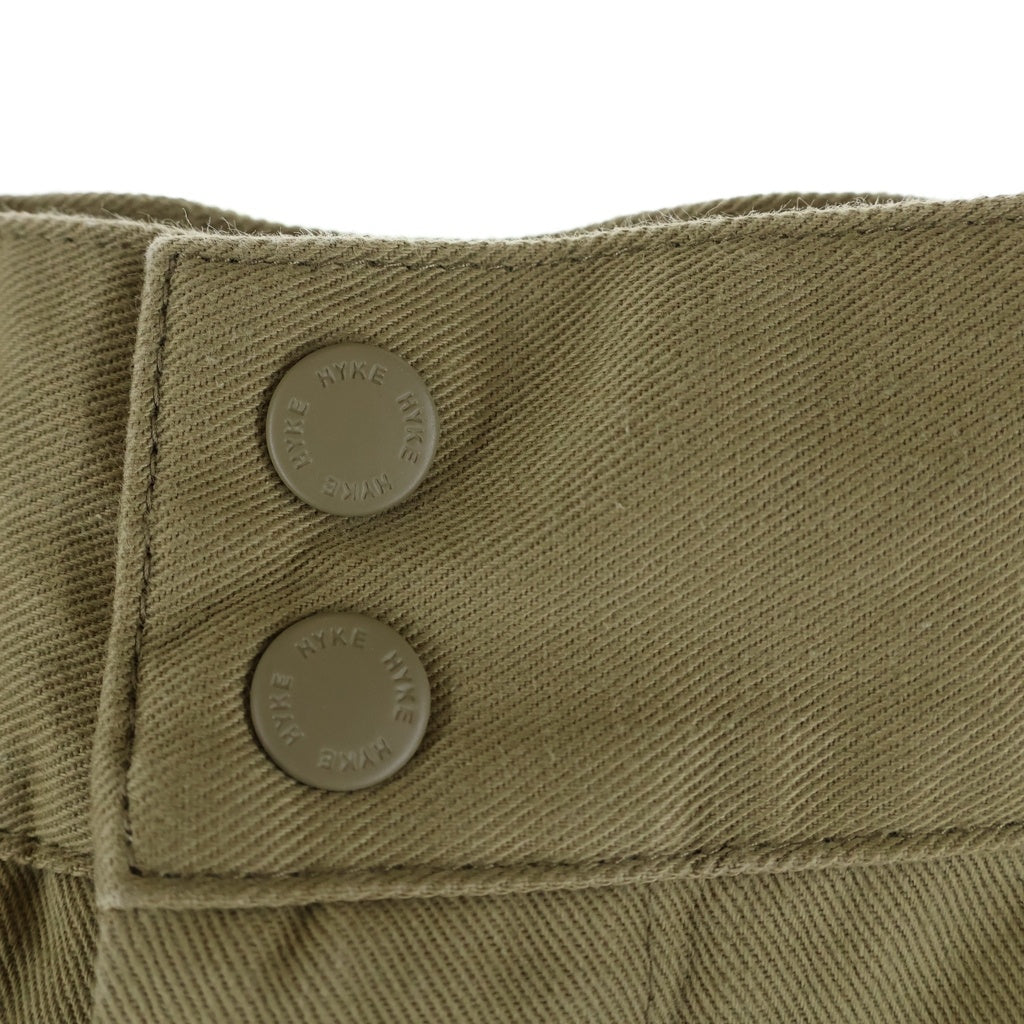 HYKE(ハイク) COTTON GURKHA SHORTS アジャスター付き コットングルカショーツ ハーフパンツ ベージュ 13392