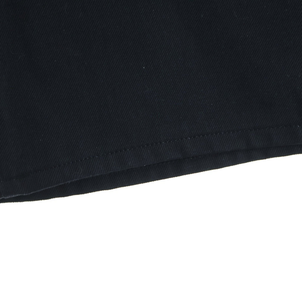 HYKE(ハイク) TWILL SHORTS ボタンフライツイルショーツ ハーフパンツ ブラック 13385