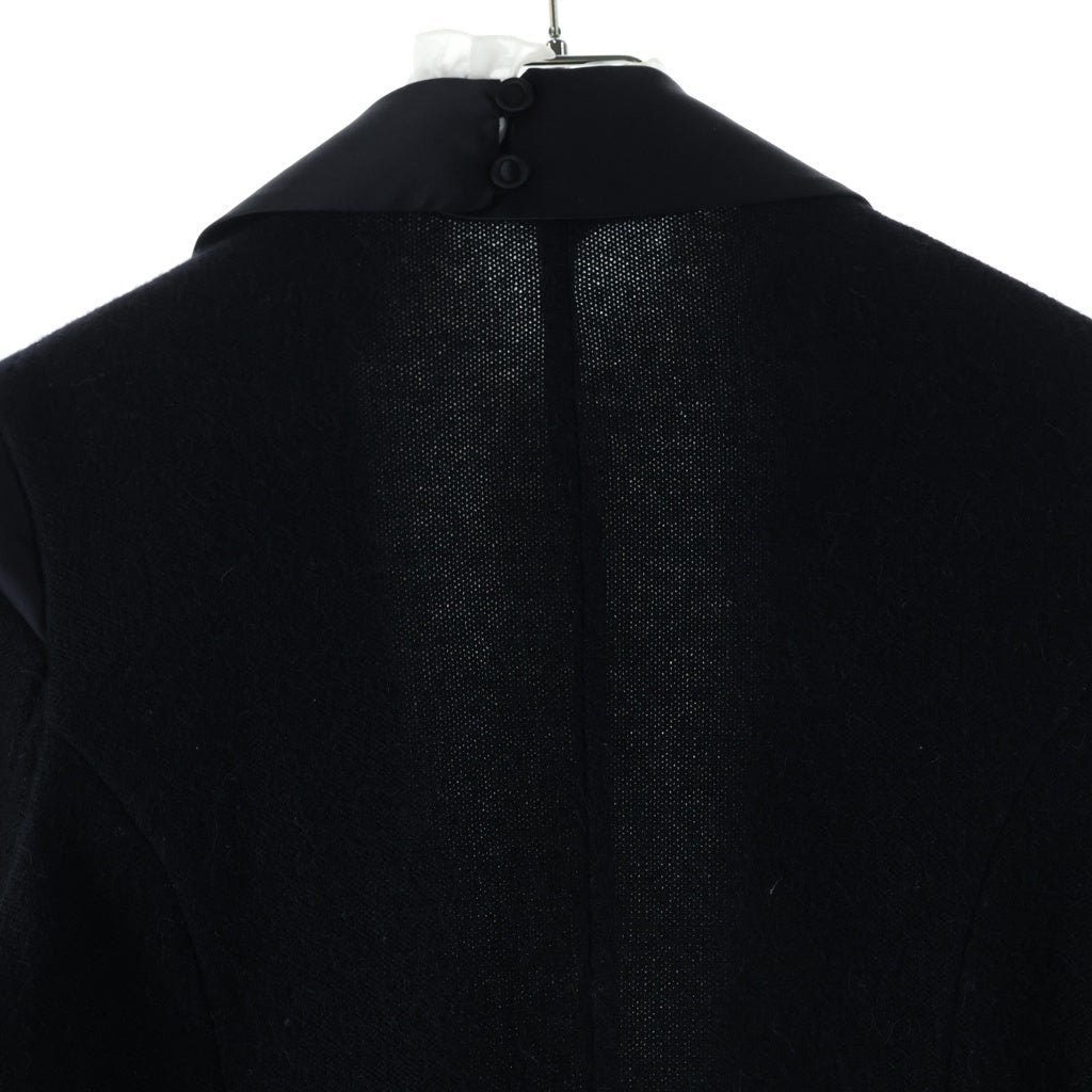 UNDERCOVER(アンダーカバー) 06AW GURUGURU期 フリルデザイン ニット切り替え 長袖ブラウス レディース ブラック 6A7-J7