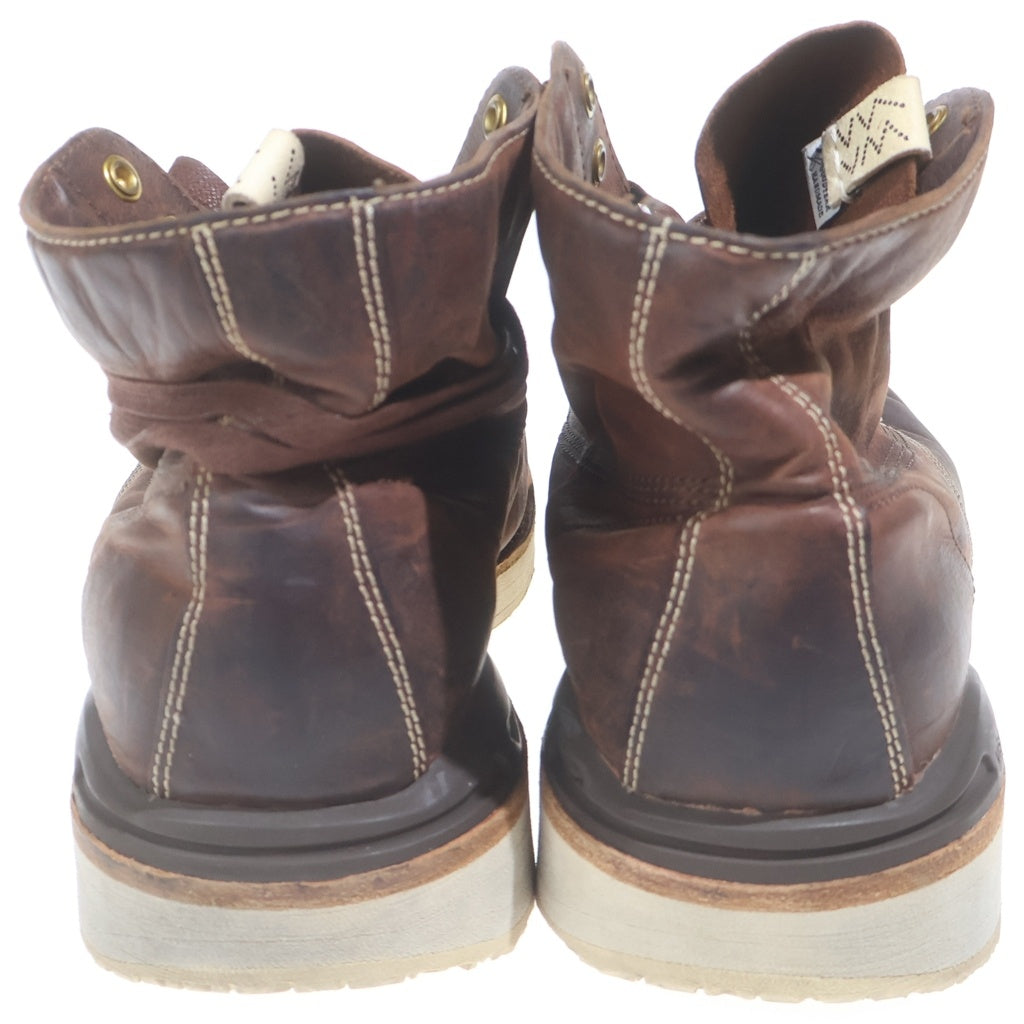VISVIM(ヴィスヴィム) VIRGIL BOOTS ヴァージル レースアップ レザーブーツ ブラウン