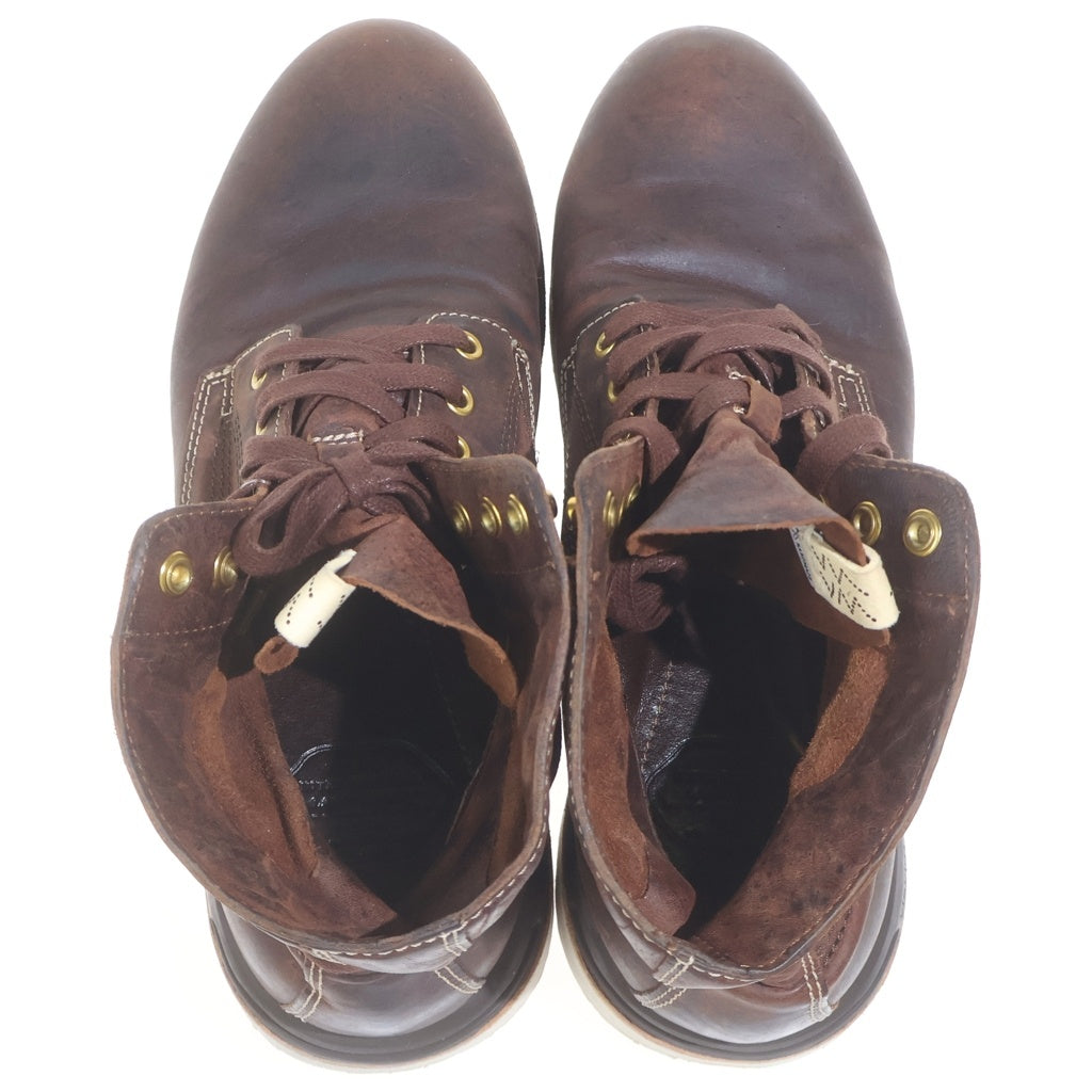 VISVIM(ヴィスヴィム) VIRGIL BOOTS ヴァージル レースアップ レザーブーツ ブラウン