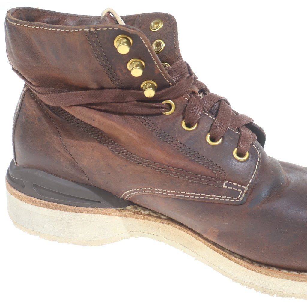 VISVIM(ヴィスヴィム) VIRGIL BOOTS ヴァージル レースアップ レザーブーツ ブラウン