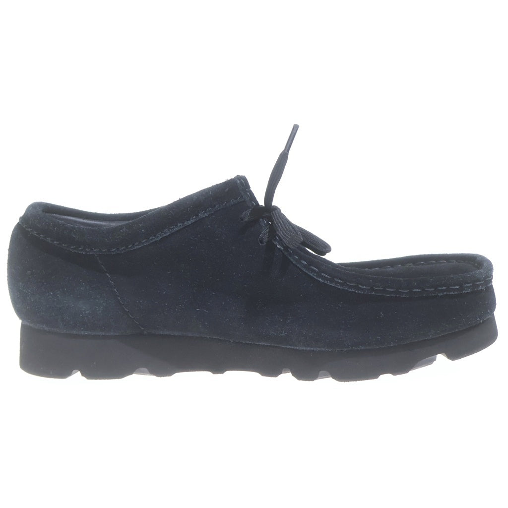Clarks(クラークス) WALLABEE GORE-TEX ワラビー ゴアテックス スウェード モカシンブーツ ブラック 261494497075