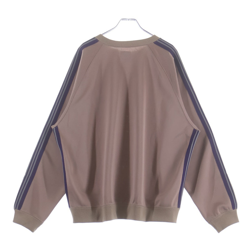 Needles(ニードルス) 22AW TRACK CREWNECK SHIRT トラック クルーネックスウェットトレーナー ピンク LQ228