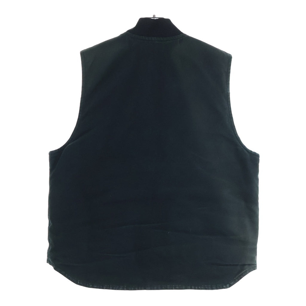 CARHARTT(カーハート) 00S VINTAGE DUCK BEST ヴィンテージ USA製 ダック ジップアップ ワークベスト ブラック V01 BLK