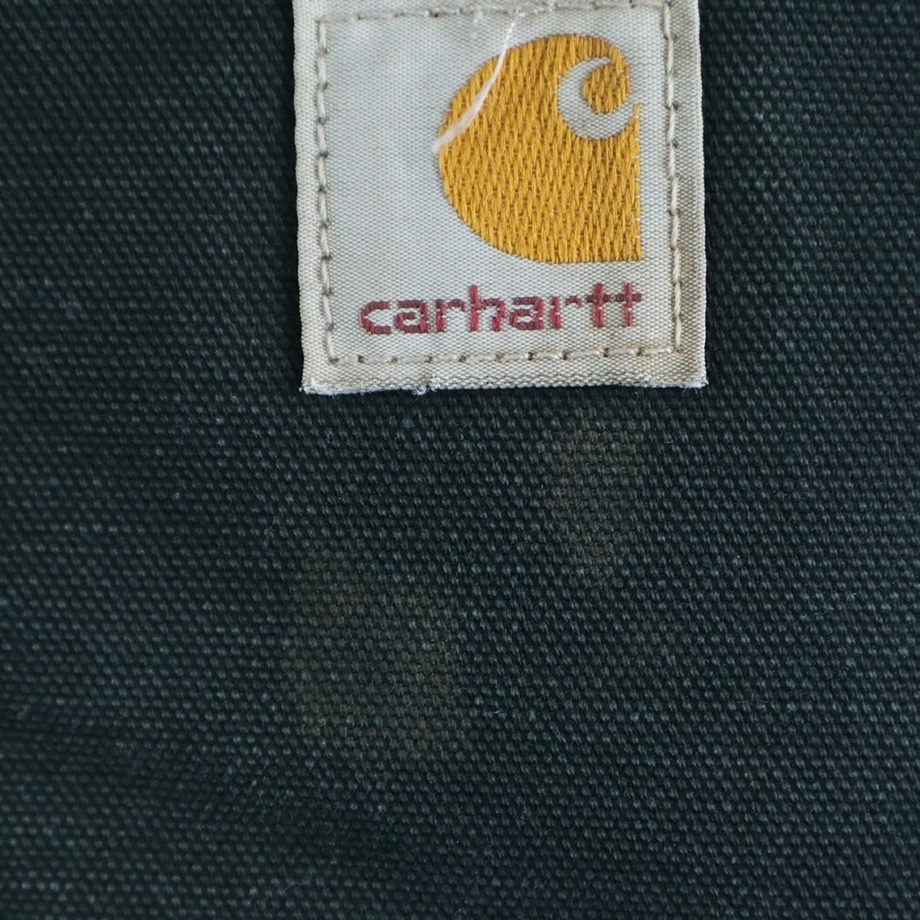 CARHARTT(カーハート) 00S VINTAGE DUCK BEST ヴィンテージ USA製 ダック ジップアップ ワークベスト ブラック V01 BLK