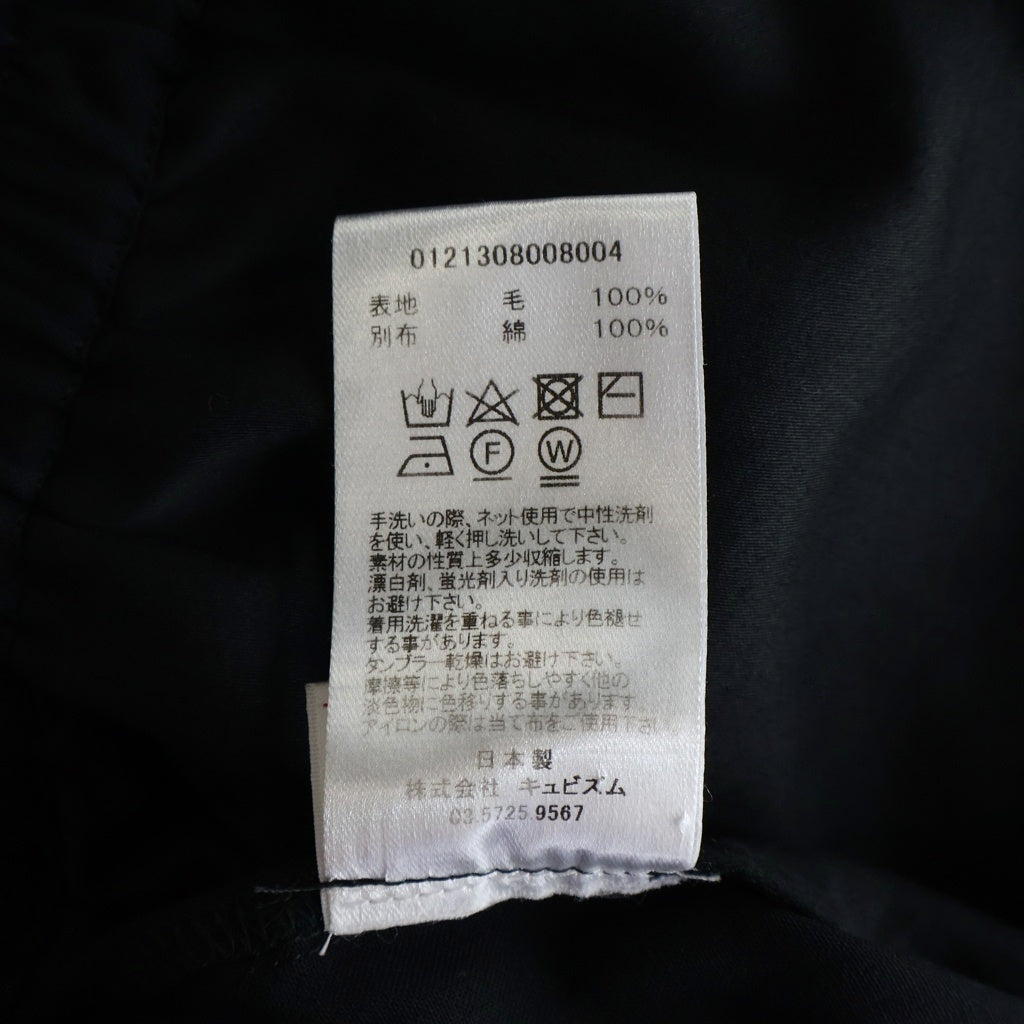VISVIM(ヴィスヴィム) 21AW VS CASSIUS SHORTS カシウス ウール イージーハーフパンツ ショーツ ブラック 0121308008004