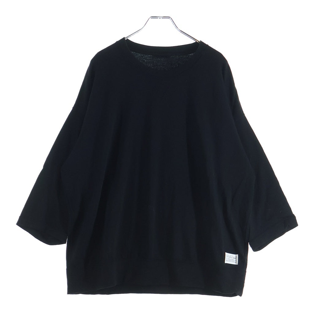 VISVIM(ヴィスヴィム) 21AW SPORT AMPLUS SWEAT スポーツ アンプラス クルーネックスウェットトレーナー ブラック 0121308010001