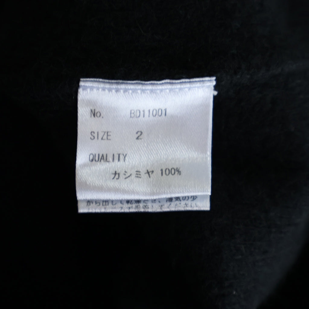 BODHI(ボーディー) PREMIUM CASHMERE SWEAT プレミアム カシミア クルーネックニットセーター ブラック BD11001