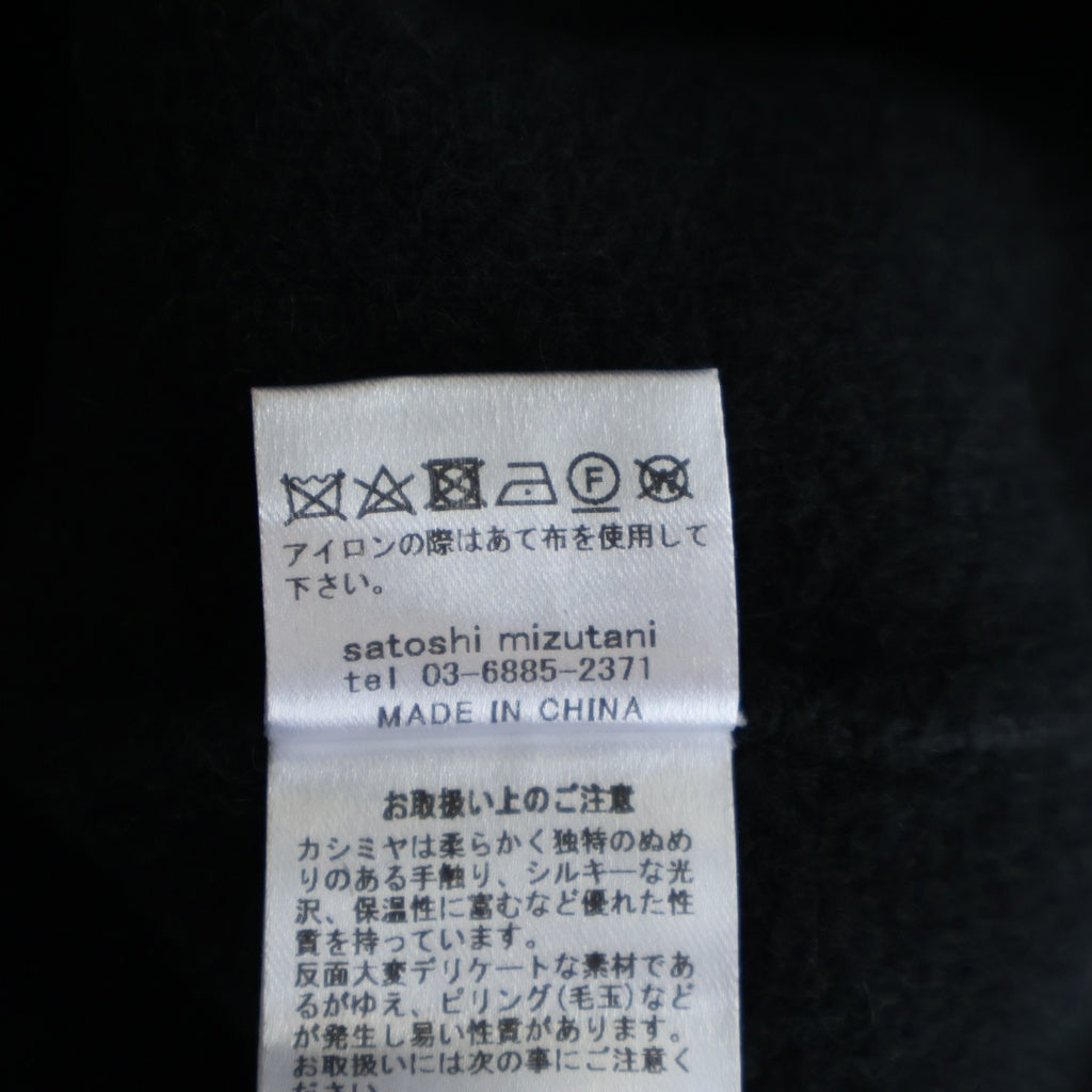 BODHI(ボーディー) PREMIUM CASHMERE SWEAT プレミアム カシミア クルーネックニットセーター ブラック BD11001