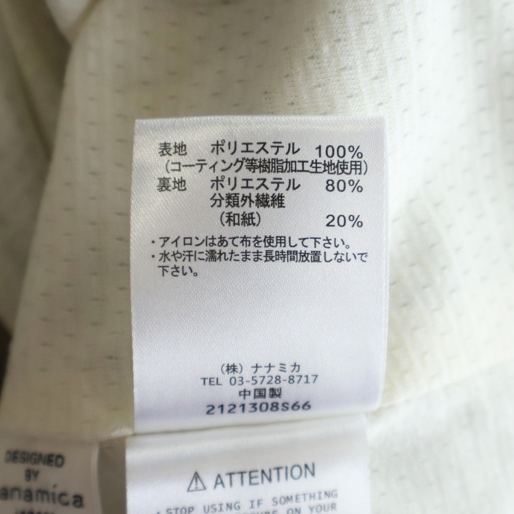 nanamica(ナナミカ) GORE-TEX COACH JACKET ゴアテックス ポリ コーチジャケット ベージュ SUAF368E