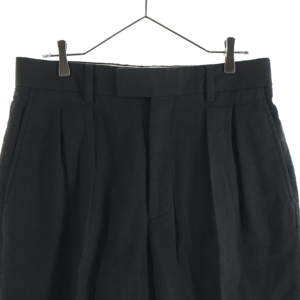 A.PRESSE(アプレッセ) 22AW WIDE TAPPERED TROUSERS ワイド テーパード トラウザーズ スラックスパンツ カーキ 22AAP-04-03M