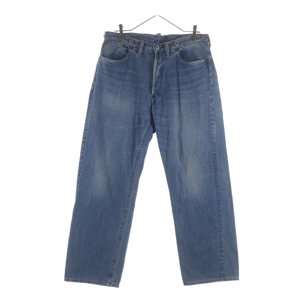 A.PRESSE(アプレッセ) 24AW No.2 WASHED DENIM PANTS ウォッシュド ボタンフライデニムパンツ インディゴ AP-4008