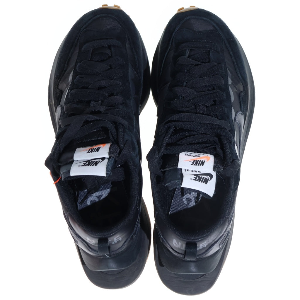 NIKE(ナイキ) ×SACAI VAPOR WAFFLE BLACK GUM サカイ ヴェイパーワッフル ガム ローカットスニーカー ブラック US9/27cm DD1875-001