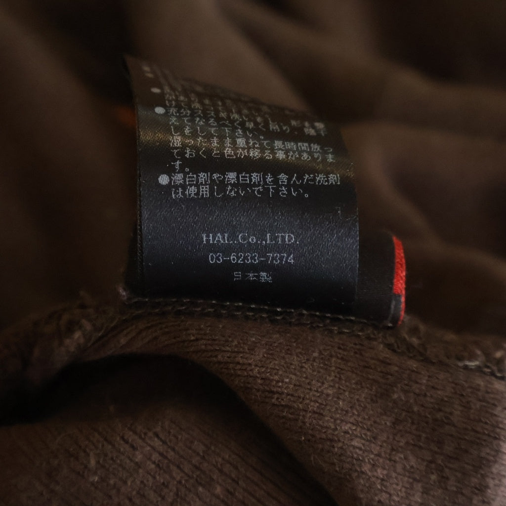 cvtvlist(カタリスト) YOU HAVE TO CREWNECK フロントロゴ刺繍 両面プリント クルーネックスウェットトレーナー ブラウン 2201120301