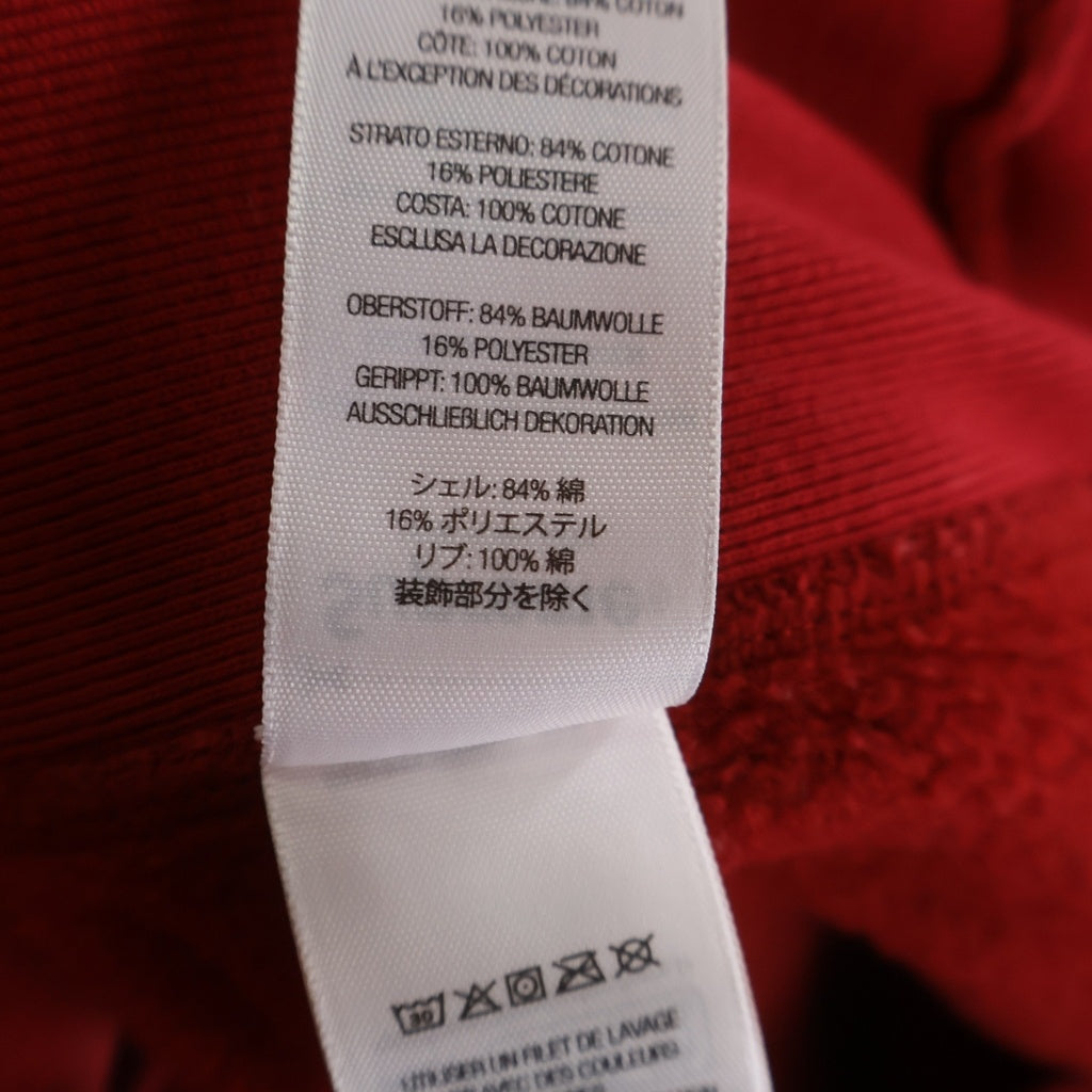 SUPREME(シュプリーム) 25SS Washed Box Logo Crewneck ウォッシュド ボックスロゴ クルーネックスウェットトレーナー レッド