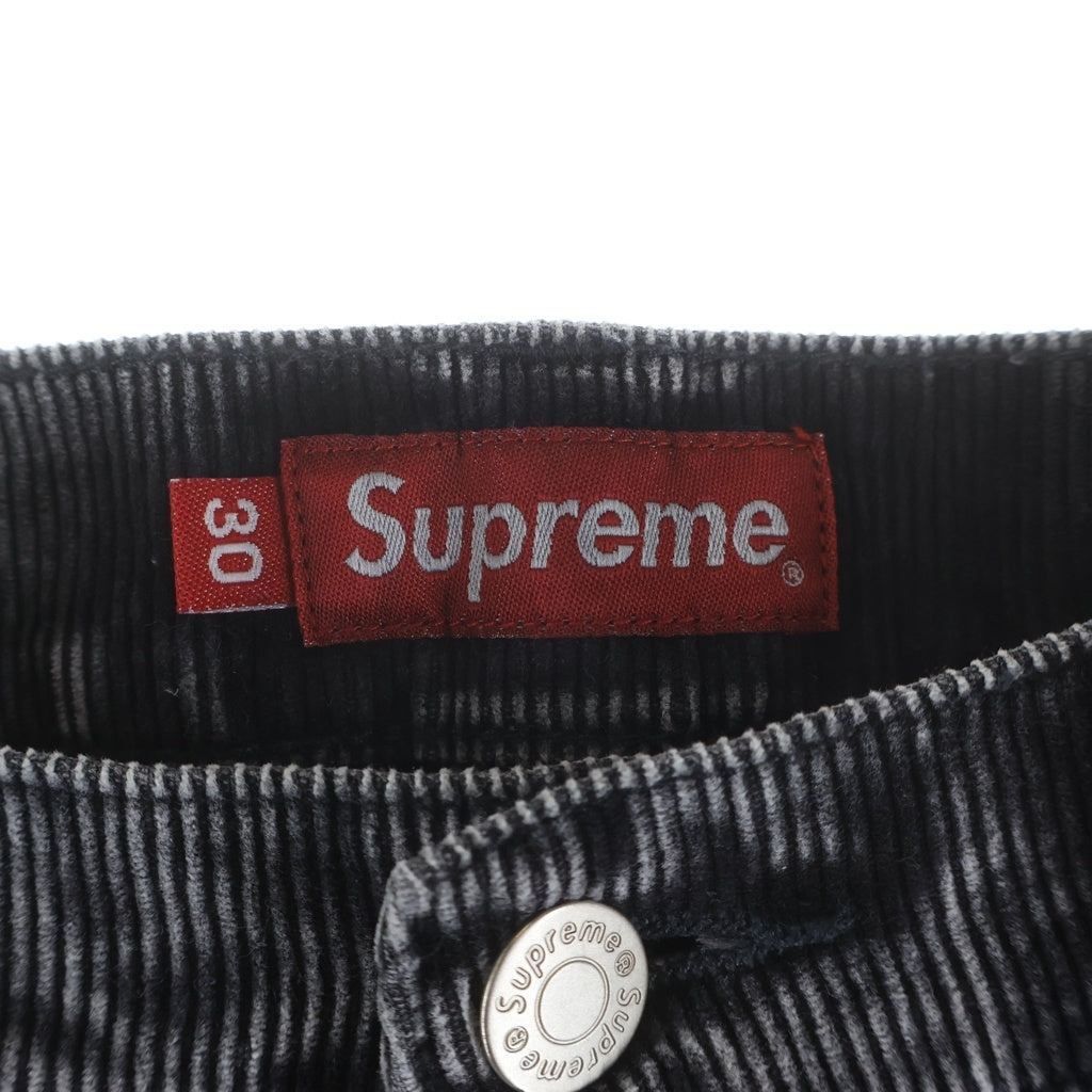 SUPREME(シュプリーム) 21SS Double Knee Painter Pant Corduroy ダブルニー コーデュロイ ペインターパンツ ブラック
